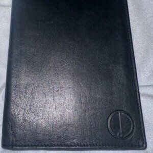 Rare Dunhill Long Wallet Black Leather Made in France Luxury Classic Gentleman